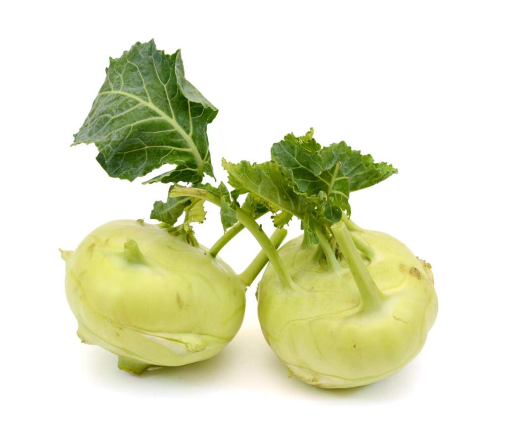 For some, kohlrabi looks like something from outer space. But both the bulb and leaves are edible.