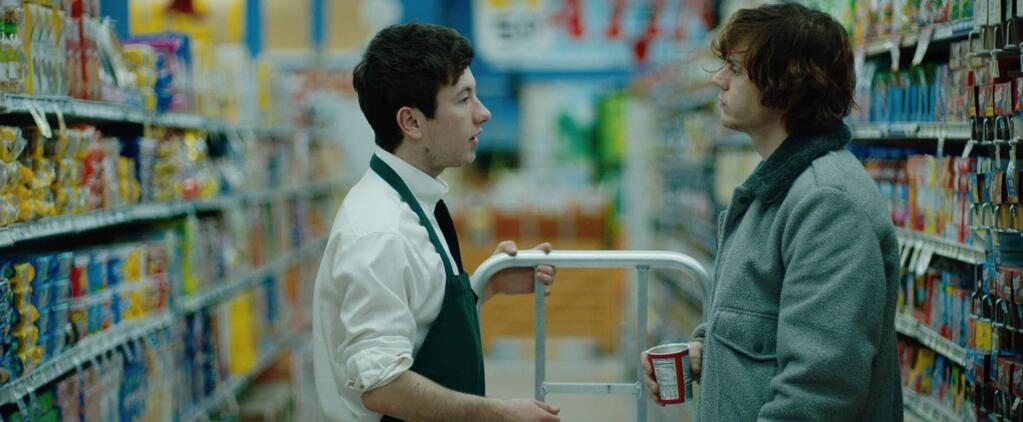 Barry Keoghan, left, and Evan Peters play partners in crime in the fact-based “American Animals.” (The Orchard)