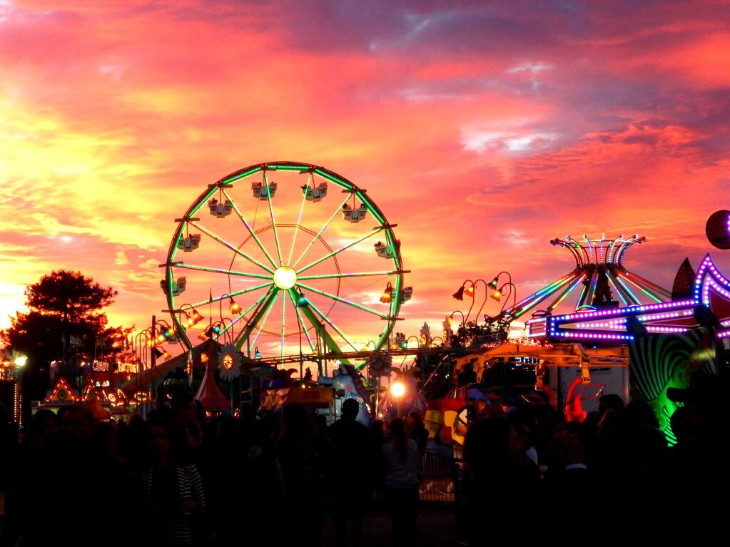 Week 1 Readers' Choice: Sonoma-Marin Fair at Sunset taken by Joni M. of Petaluma