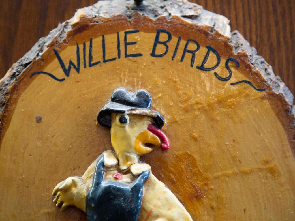 A sign inside Willie Bird's Restaurant in Santa Rosa. (COURTESY PHOTO)