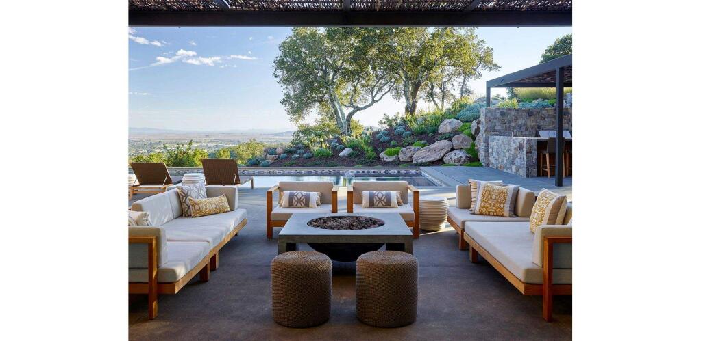 The Smith residence in Sonoma is honored with a residential design award from the American Society of Landscape Architecture in September 2017. (Marion Brenner)