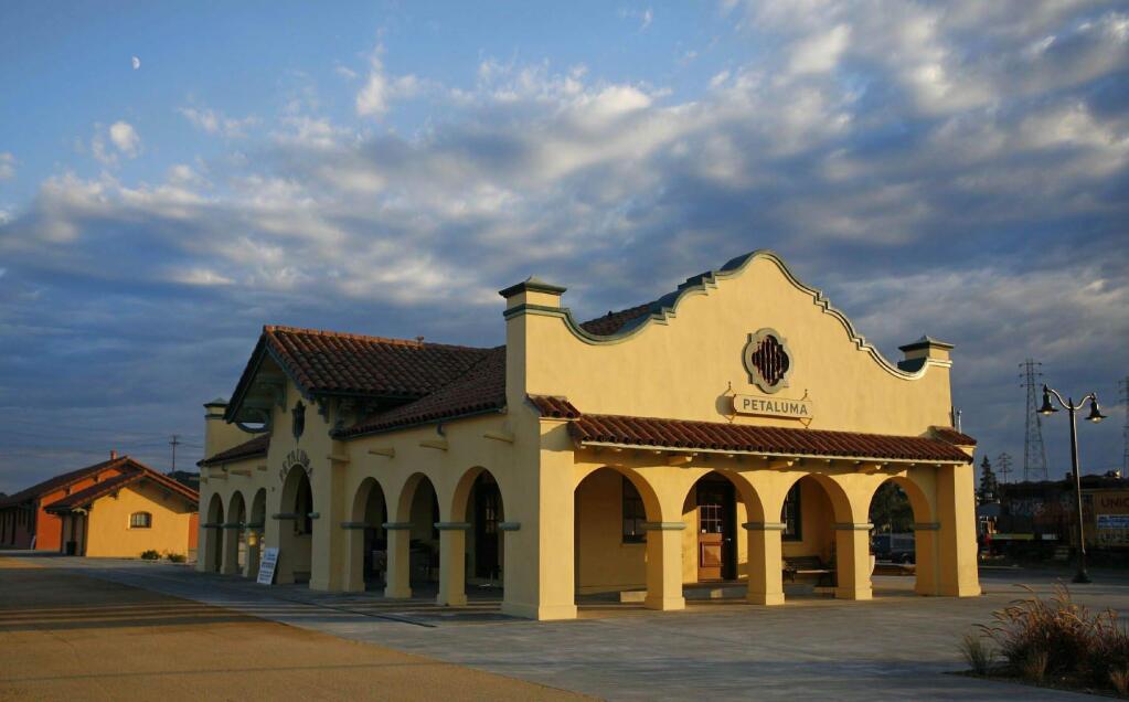 Petaluma train depot