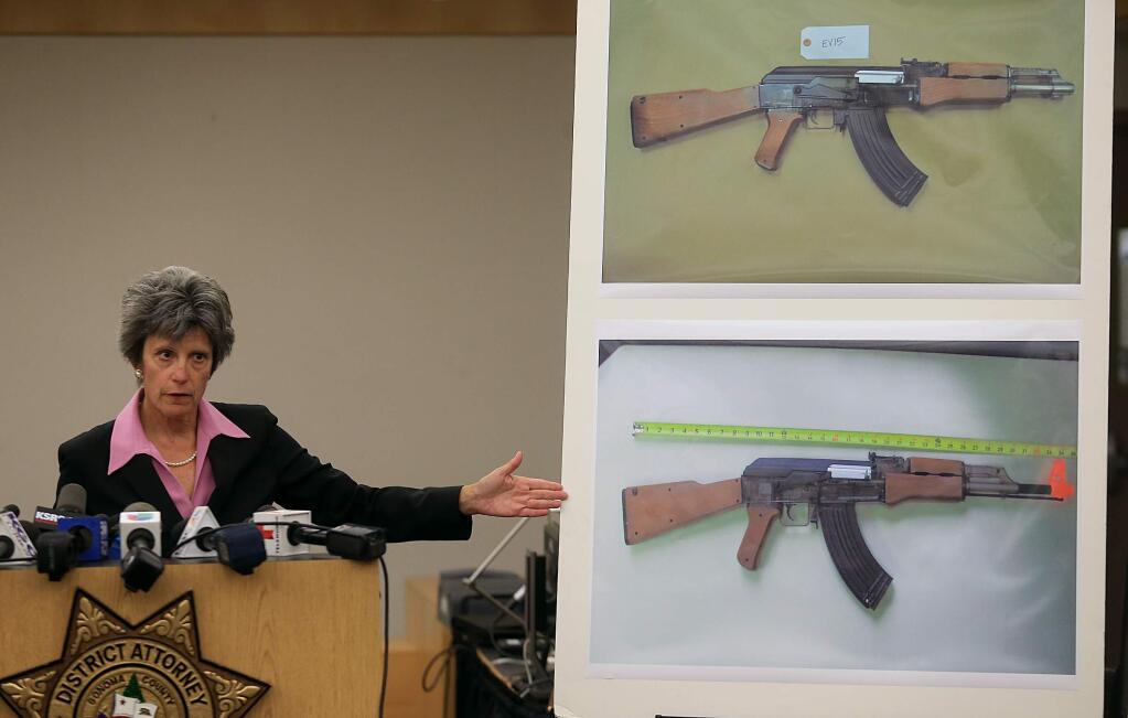 DA Jill Ravitch held a press conference at the Permit and Resources Management Department in response to the Andy Lopez decision Monday, July 7, 2014. (Kent Porter/The Press Democrat