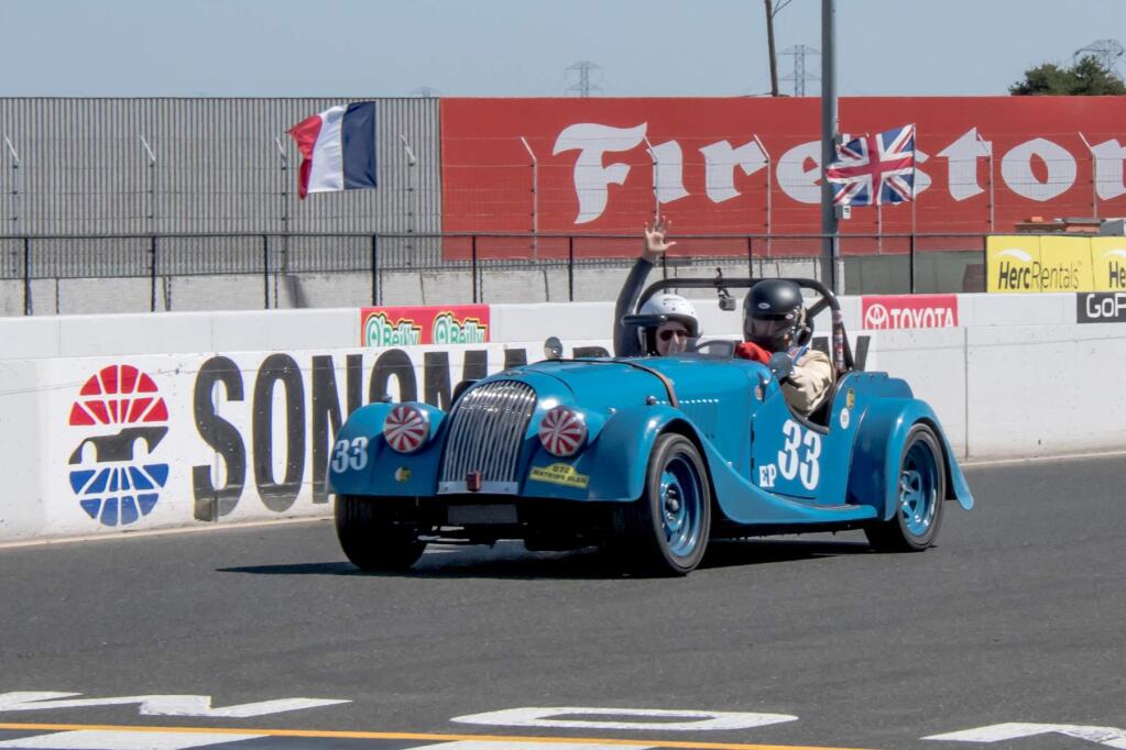 Take a spin around the Sonoma Raceway in a vintage racing car during the 16th annual Classic Sports Racing Group (CSRG) Charity Challenge. (Mike Finnegan/Sonoma Raceway)