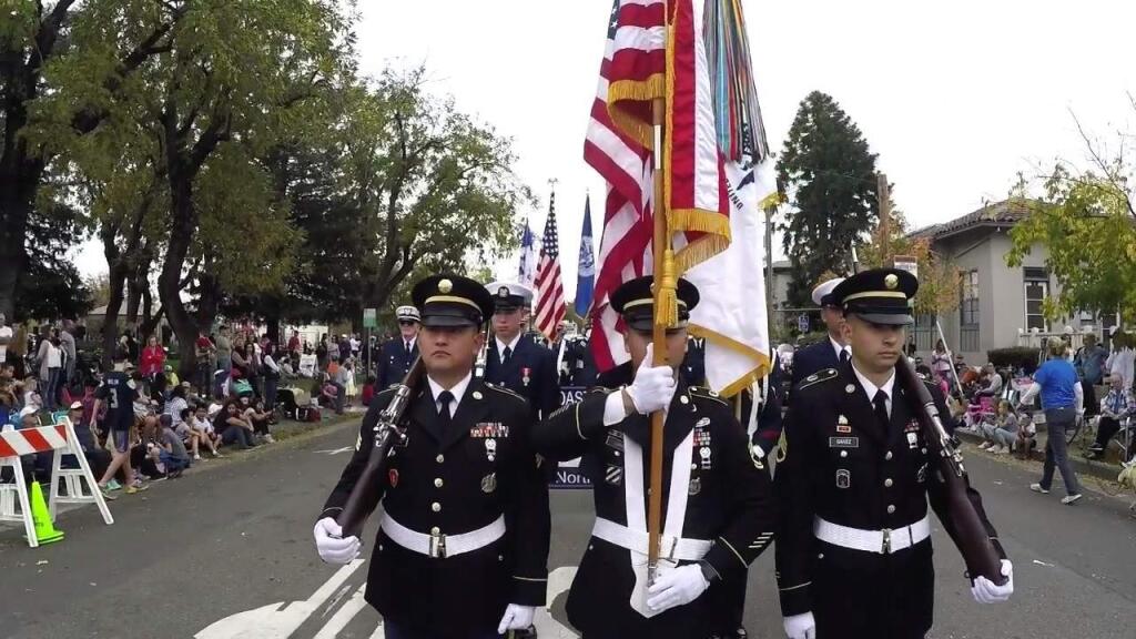 VETERANS PARADE - Petaluma's annual Veteran's Day Parade is the largest of its kind north of the Golden Gate Bridge.