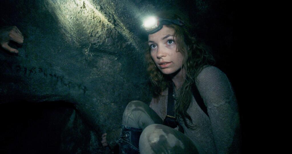 This image released by Universal Pictures shows Perdita Weeks in a scene from the film, 'As Above, So Below.' (AP Photo/Universal Pictures)