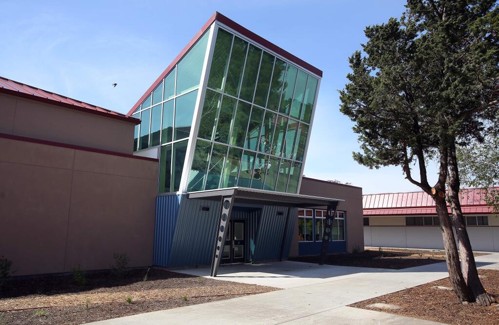 Piner High School's science building. (CHRISTOPHER CHUNG/ PD FILE, 2014)