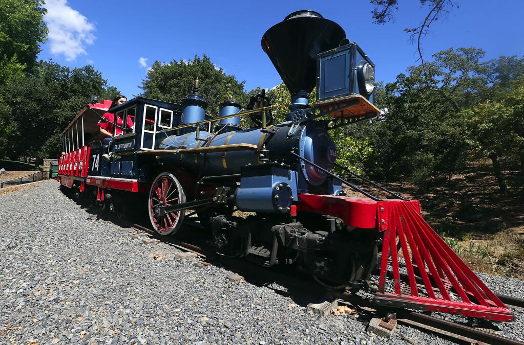 The Santa Rosa Parks Foundation is raising money to replace the 46 year-old train at Howarth Park in Santa Rosa. (JOHN BURGESS / The Press Democrat)