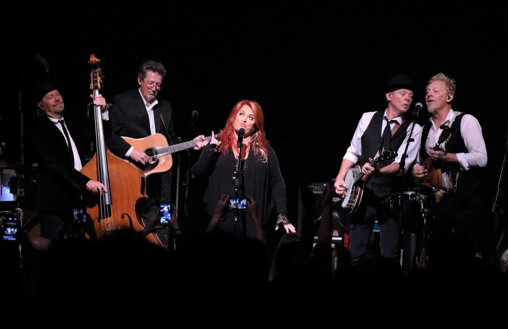 Wynonna Judd and her band, The Big Noise, perform at the Mystic Theatre in Petaluma on Wednesday, June 5, 2019. (WILL BUCQUOY/FOR THE PD)
