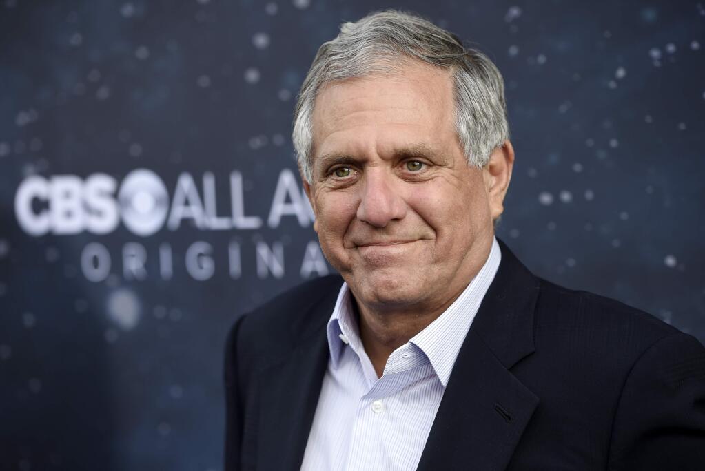 FILE - In this Sept. 19, 2017 file photo, Les Moonves, chairman and CEO of CBS Corporation, poses at the premiere of the new television series 'Star Trek: Discovery' in Los Angeles. The CBS board said Friday, July 27, 2018, it was investigating allegations of “personal misconduct” involving Moonves. (Photo by Chris Pizzello/Invision/AP, File)