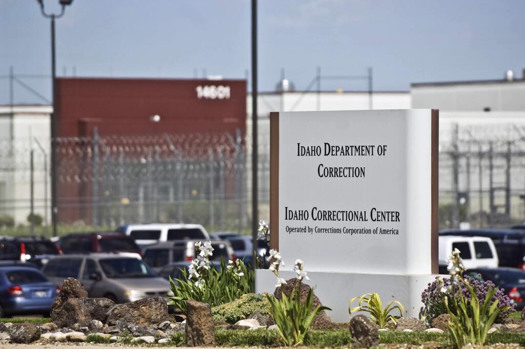 FILE - In this June 15, 2010 file photo, the Idaho Correctional Center is shown south of Boise, Idaho, operated by Corrections Corporation of America. The Justice Department says it‚Äôs phasing out its relationships with private prisons after a recent audit found the private facilities have more safety and security problems than ones run by the government. Deputy Attorney General Sally Yates instructed federal officials to significantly reduce reliance on private prisons. (AP Photo/Charlie Litchfield, File)