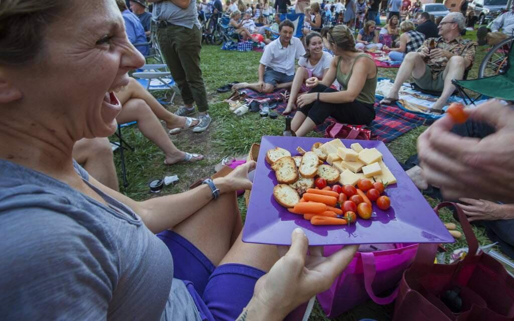 The bacchanal was just getting started in 2016 when someone whipped out a plate of silky cheese and fresh veggies. Nobody parties like Sonoma.