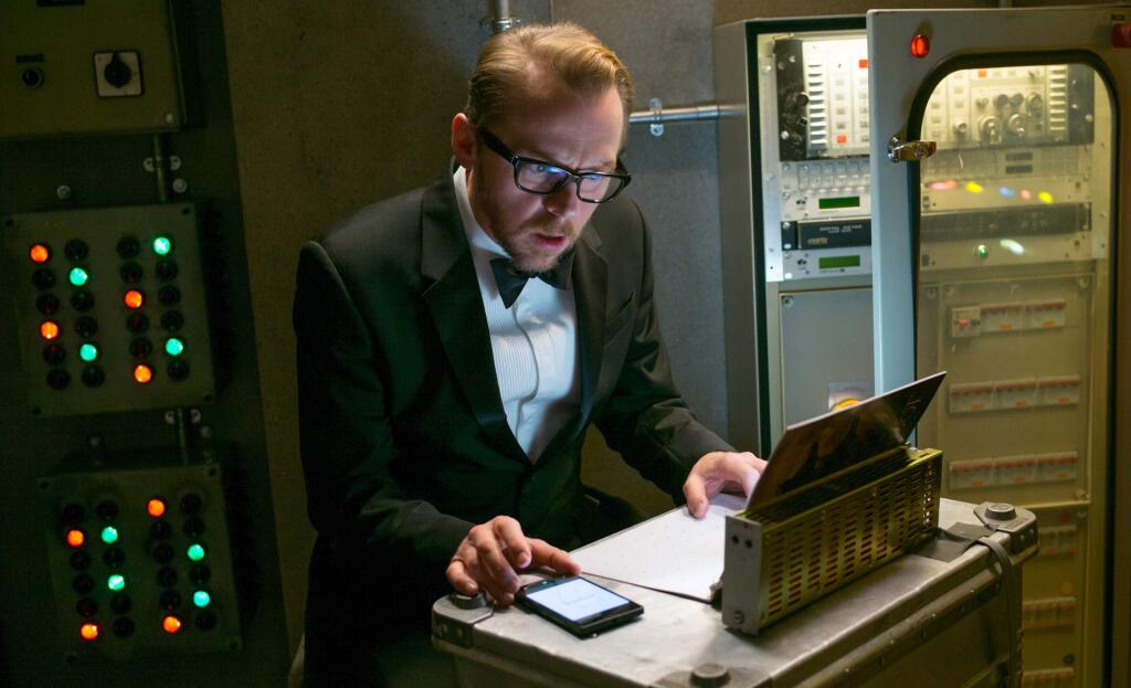 In this image released by Paramount Pictures, Simon Pegg portrays Benji in a scene from 'Mission: Impossible - Rogue Nation.' (David James/Paramount Pictures and Skydance Productions via AP)