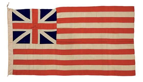 America's first flag -- aka the 'grand union flag' -- was used by the Continental Army during the Revolutionary War.