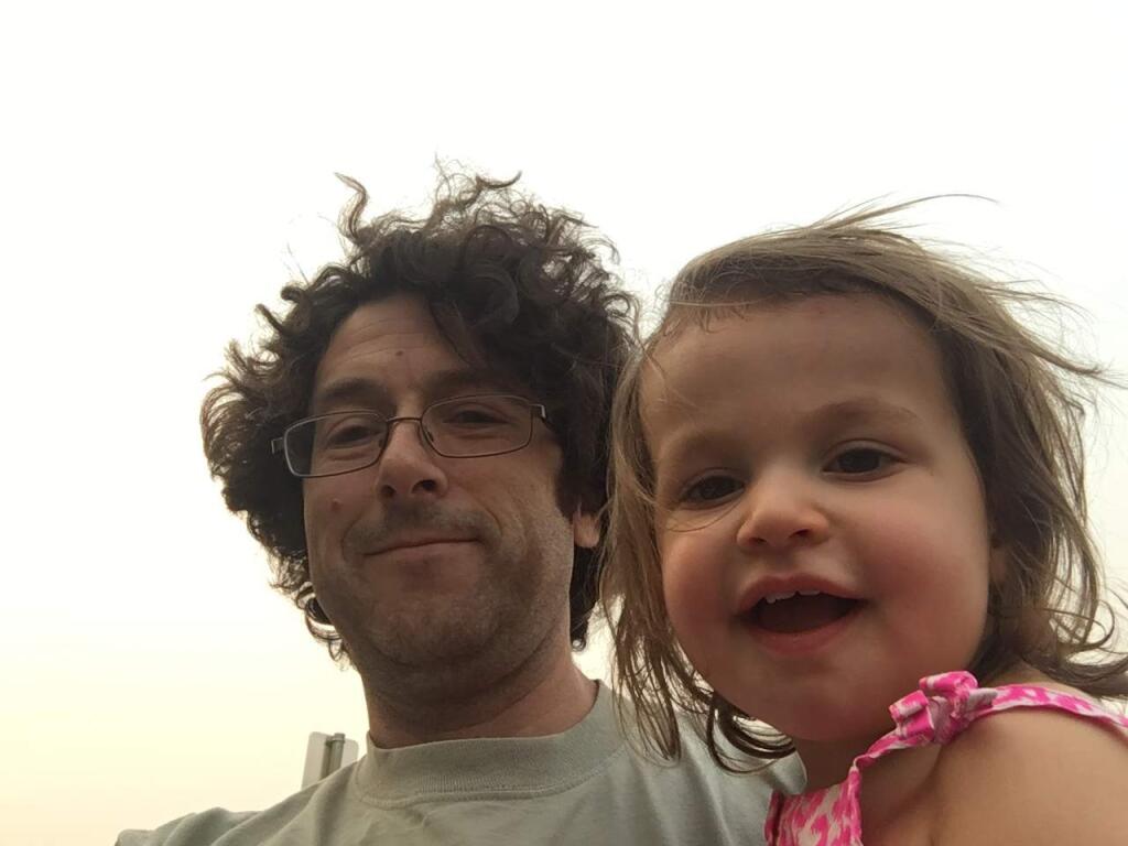Jason Berg and his daughter, Violetta.