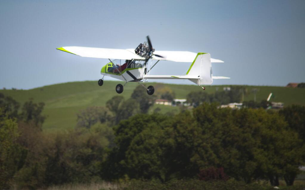 Petaluma, CA, USA._Saturday, April 13, 2019. The Petaluma Airport has been receiving calls from people complaining that they have been seeing low-flying airplanes above their homes and neighborhoods. (CRISSY PASCUAL/ARGUS-COURIER STAFF)