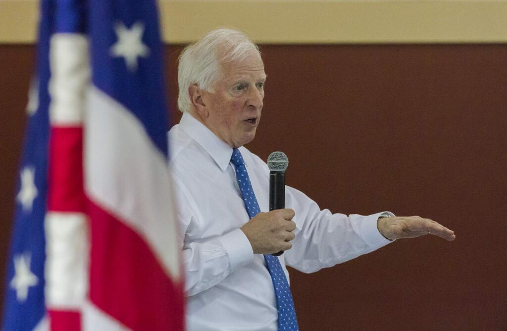 Congressman Mike Thompson at the Sonoma Valley High School in 2018. (Photo by Robbi Pengelly/Index-Tribune)