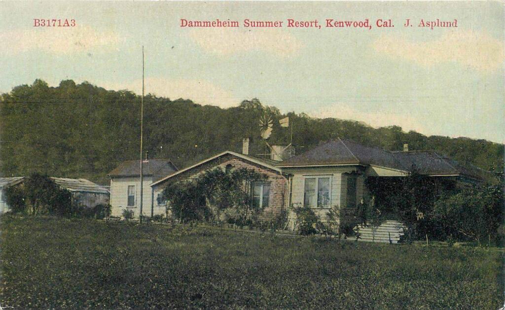 A postcard of the Dammeheim Resort in Kenwood, circa 1910. (Public domain)
