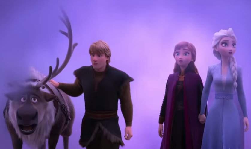 A screenshot from the 'Frozen 2' trailer. (WALT DISNEY ANIMATION STUDIOS/ YOUTUBE)
