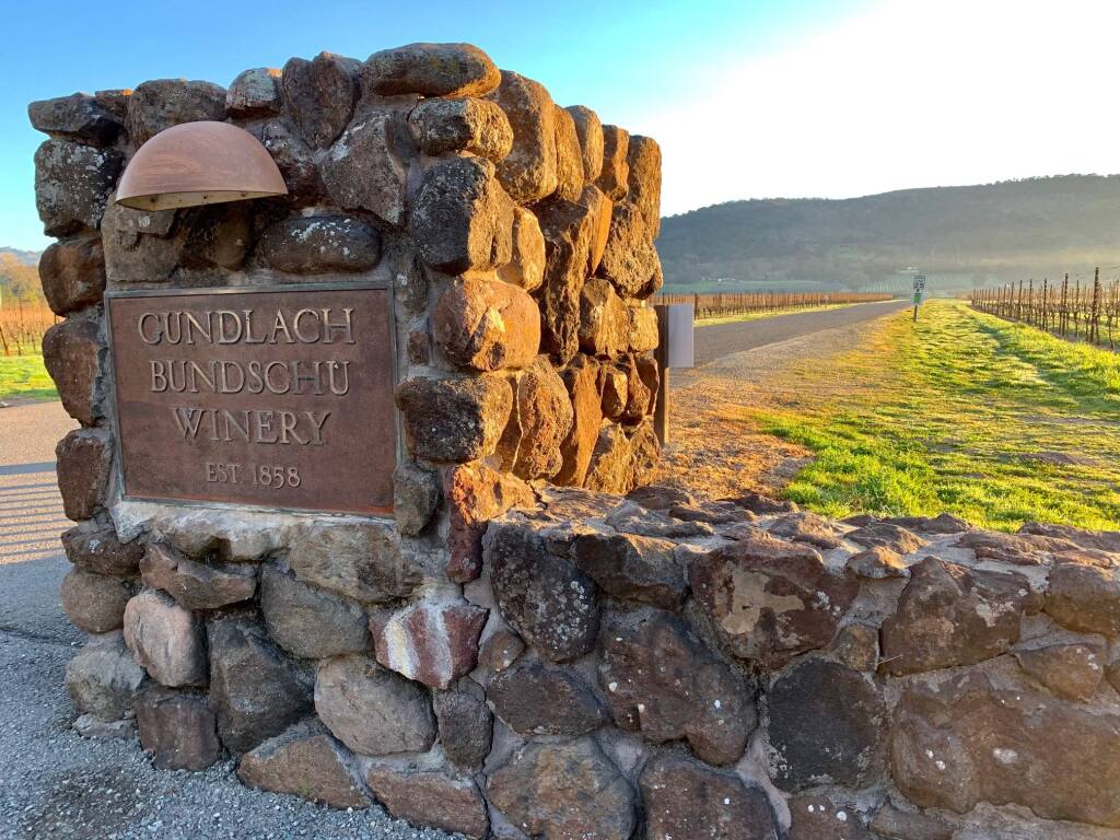 Gundlach-Bundschu Winery on Denmark Road is one of the oldest wineries in Sonoma County and will celebrate its 165th anniversary on March 11 with a party. (Lorna Sheridan/Index-Tribune.)