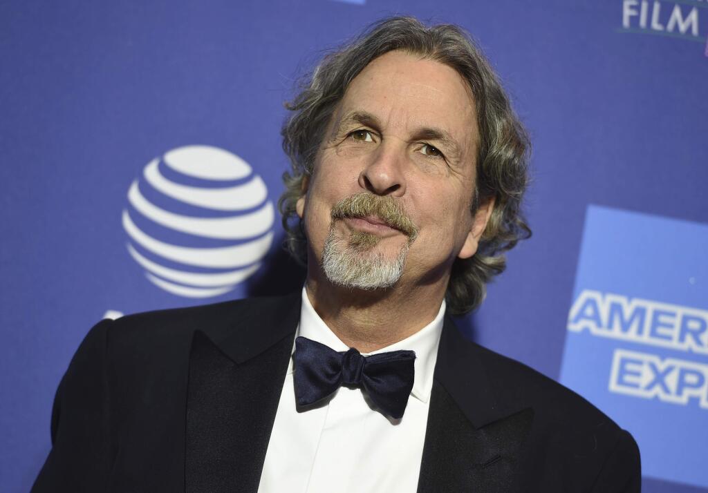 FILE - In this Thursday, Jan. 3, 2019 file photo, Peter Farrelly arrives at the 30th annual Palm Springs International Film Festival in Palm Springs, Calif. Green Book' director Farrelly says he's deeply sorry and embarrassed after film website The Cut found an old story where colleagues said Farrelly liked to flash his genitals as a joke. The Cut on Wednesday, Jan. 9, 2019, published excerpts of a 1998 Newsweek story saying Farrelly liked to use ruses to get people to look at his penis. (Photo by Jordan Strauss/Invision/AP, File)