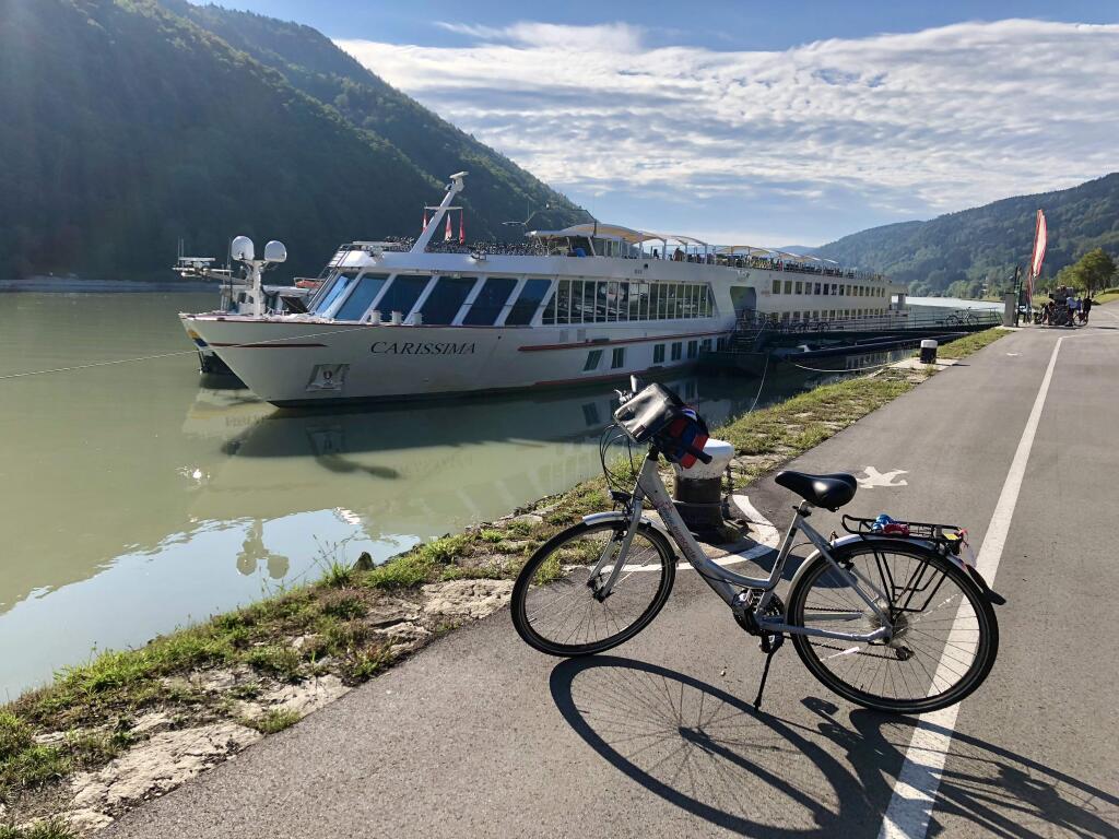 The MV Carissima operated by Rad & Reisen Eurocycle is one of the Danube River boats the combine bicycle touring with a river cruise. (VIRGINIA MASON/ FOR THE PD)