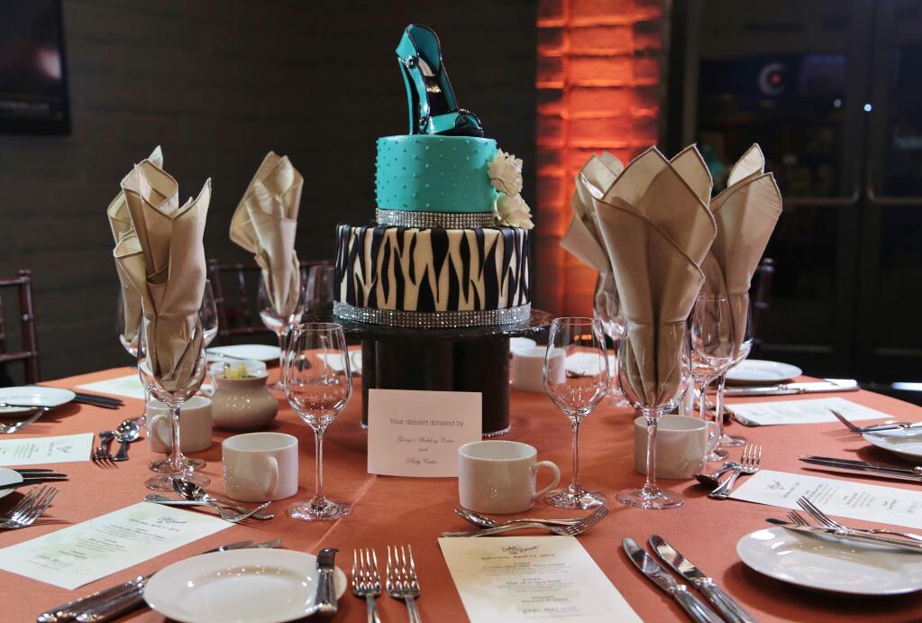 The Annual Art of Dessert Gala, an event to generate funding for programs that educate thousands of students each year, was held at the Wells Fargo Center in Santa Rosa on Saturday, April 11th, 2015. (photo by Will Bucquoy)