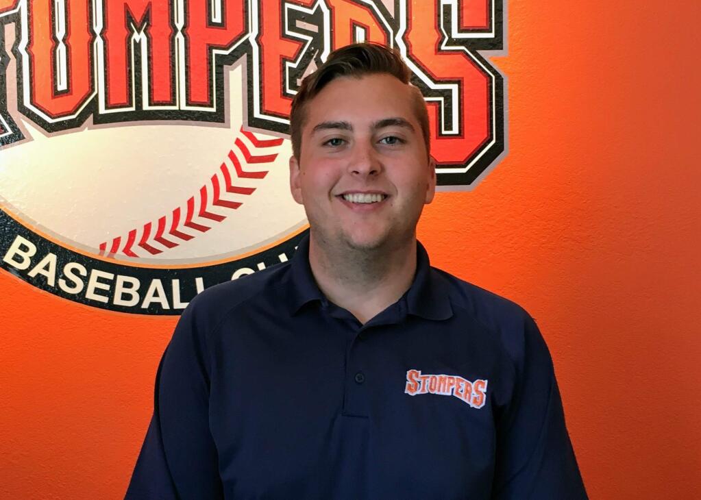 HAYLEY SYE SONOMA STOMPERS PHOTOPetaluma native Brett Creamer is new general manager for the Sonoma Stompers professional baseball team.