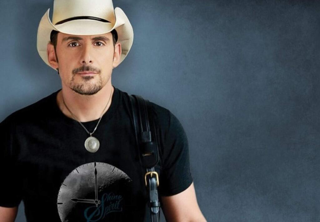 Brad Paisley will perform at a special fundraiser for first responders, at the Green Music Center on August 3.