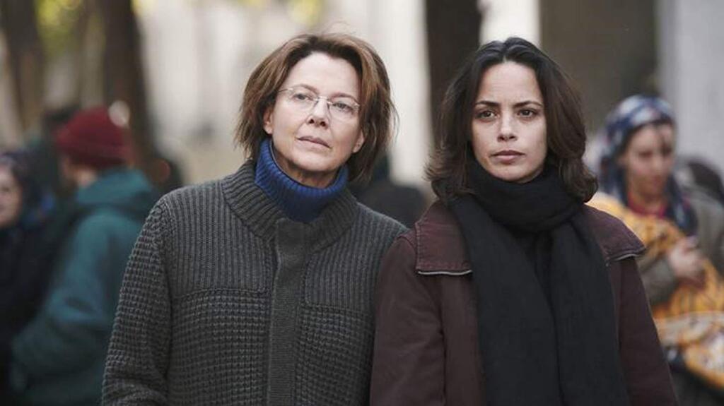 Michel Hazanavicius film 'The Search' about members of European Union refugee assistance organization trying to help victims of the second Chechen war of 1999 stars Annette Bening, left, and Bérénice Bejo. (WARNER BROS.)