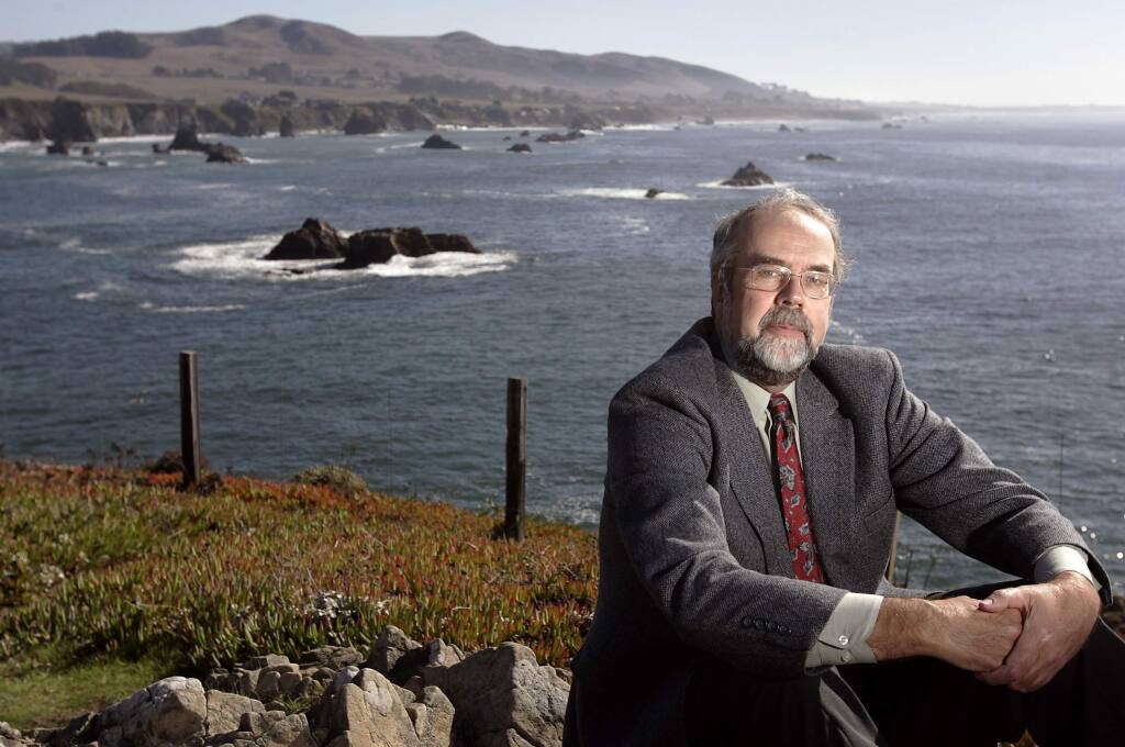 The pristine ocean view north of Bodega Bay in this 2005 file photograph is symbolic of Richard Charter's battles against offshore oil and gas drilling in California and around the nation. (Christopher Chung/The Press Democrat)