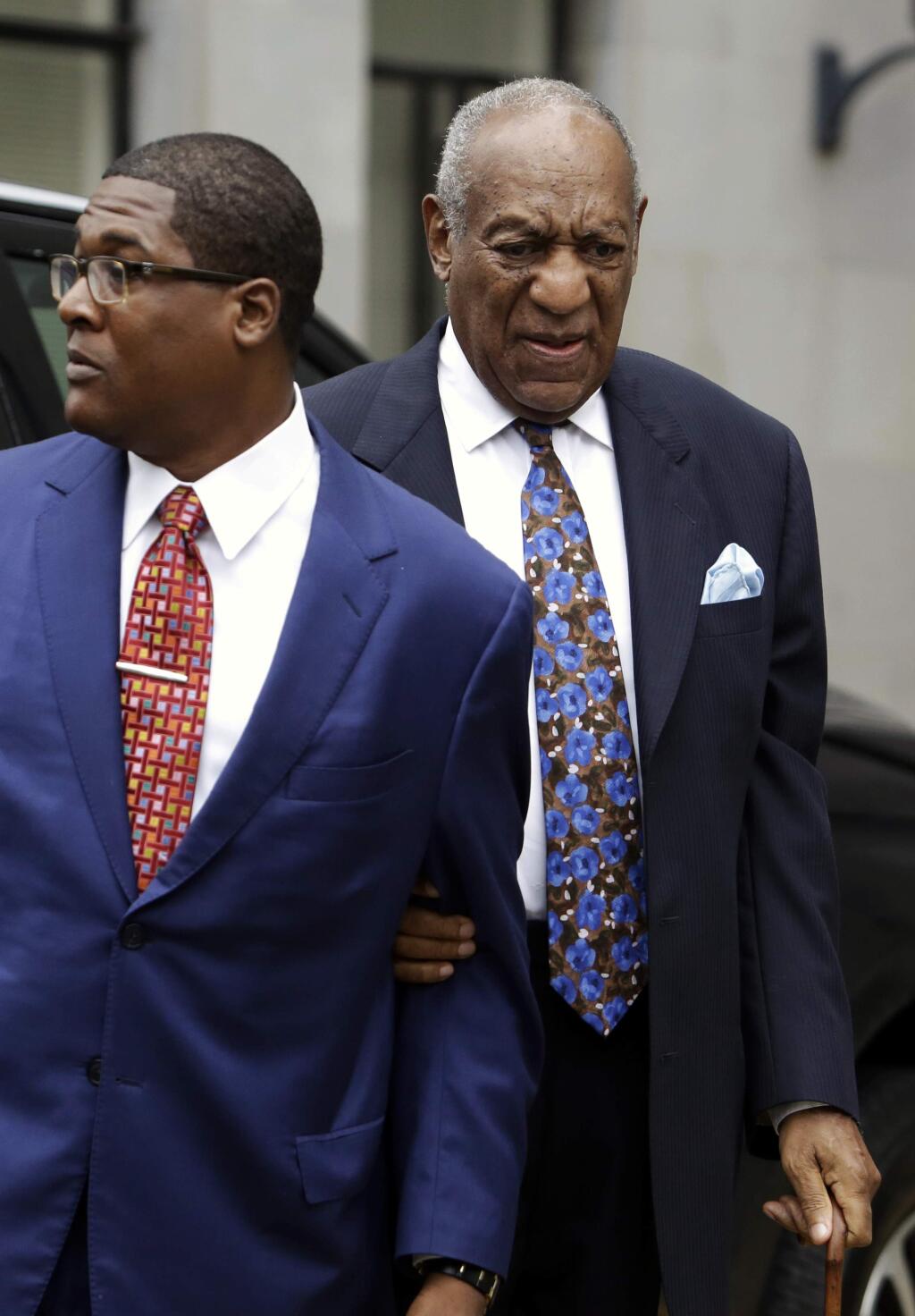 Bill Cosby arrives for his sentencing hearing at the Montgomery County Courthouse, Monday, Sept. 24, 2018, in Norristown, Pa. (AP Photo/Jacqueline Larma)