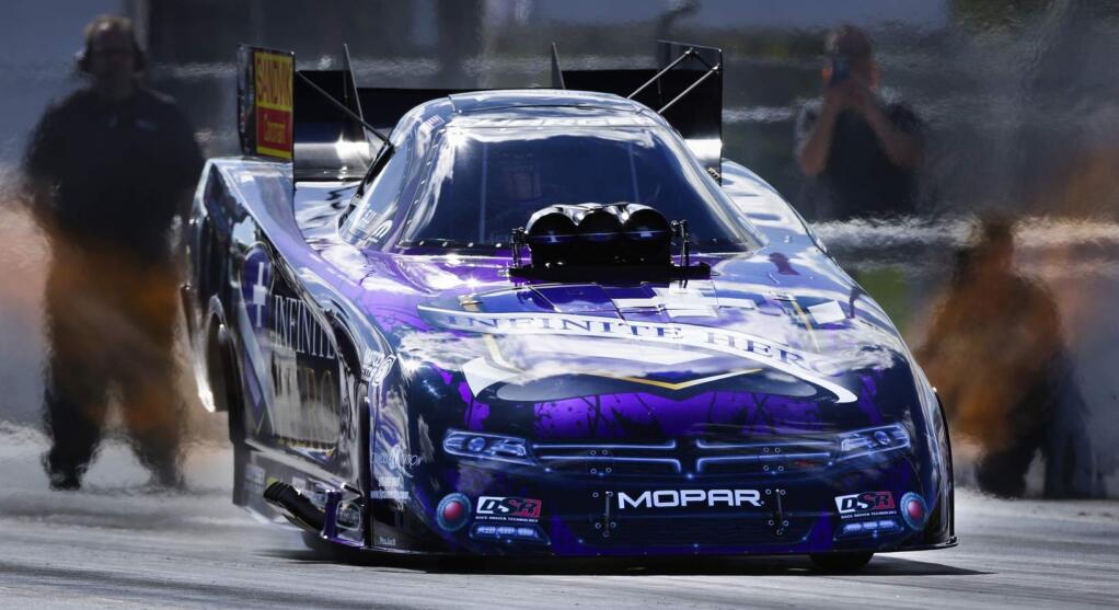 Whit Bazemore Photography/Special to the Index-TribuneJack Beckman will be trying to notch his fifth Funny Car victory of the season this weekend at Sonoma Raceway. The finals are set for Sunday.