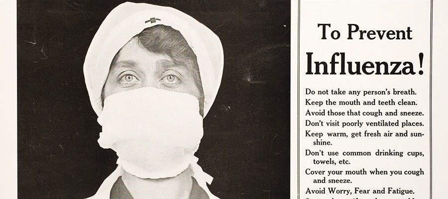 Social distancing advice during the 1918 pandemic wasn't a far cry from today's.