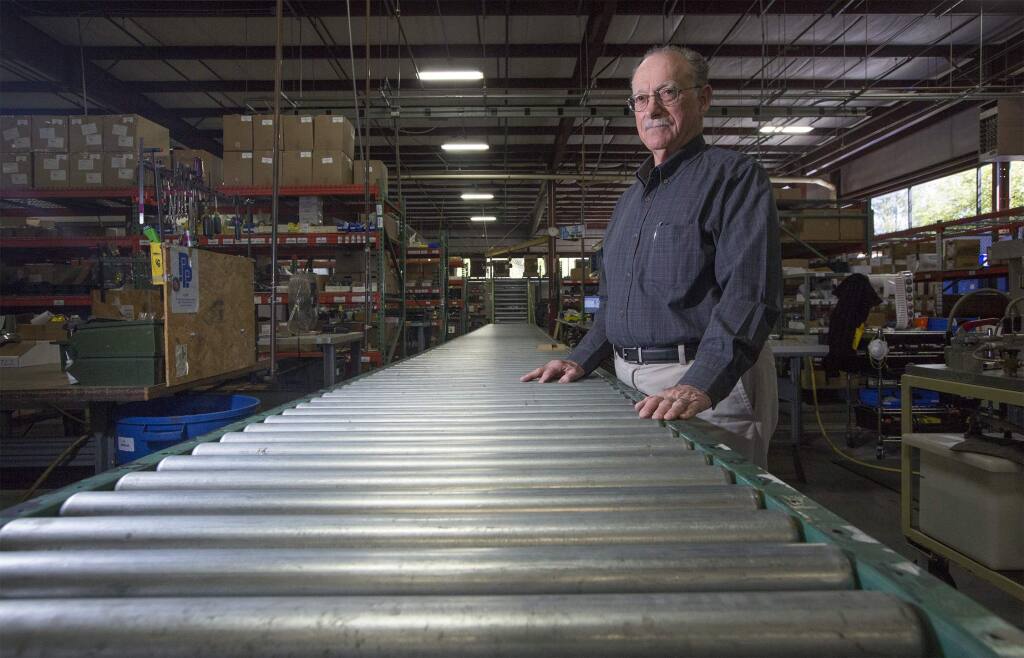 Bob Piazza, president of Price Pump Co. in the warehouse off of 8th St. East. (Photo by Robbi Pengelly/Index-Tribune)