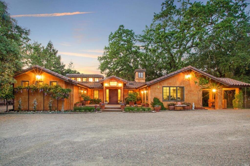 13352 Arnold Drive is a 3 bedroom, 3 bathroom, 2,790-square-foot Mediterranean-style estate on the market in Glen Ellen for $1,995,000. Take a peek inside. Property listed by Thomas Kelly/ Coldwell Banker Brokers of the Valley, coldwellbanker.com, 707-953-9473. (Courtesy of BAREIS MLS)