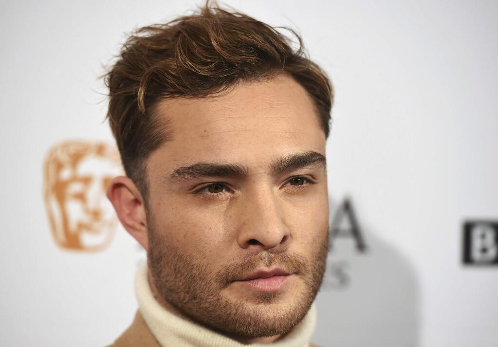 FILE - In this Jan. 9, 2016, file photo, Ed Westwick arrives at the BAFTA Awards Season Tea Party at the Four Seasons Hotel in Los Angeles. Police in Los Angeles say they are investigating a sexual assault report filed Tuesday, Nov. 7, 2017, against Westwick after an actress accused him of raping her. (Photo by Jordan Strauss/Invision/AP, File)