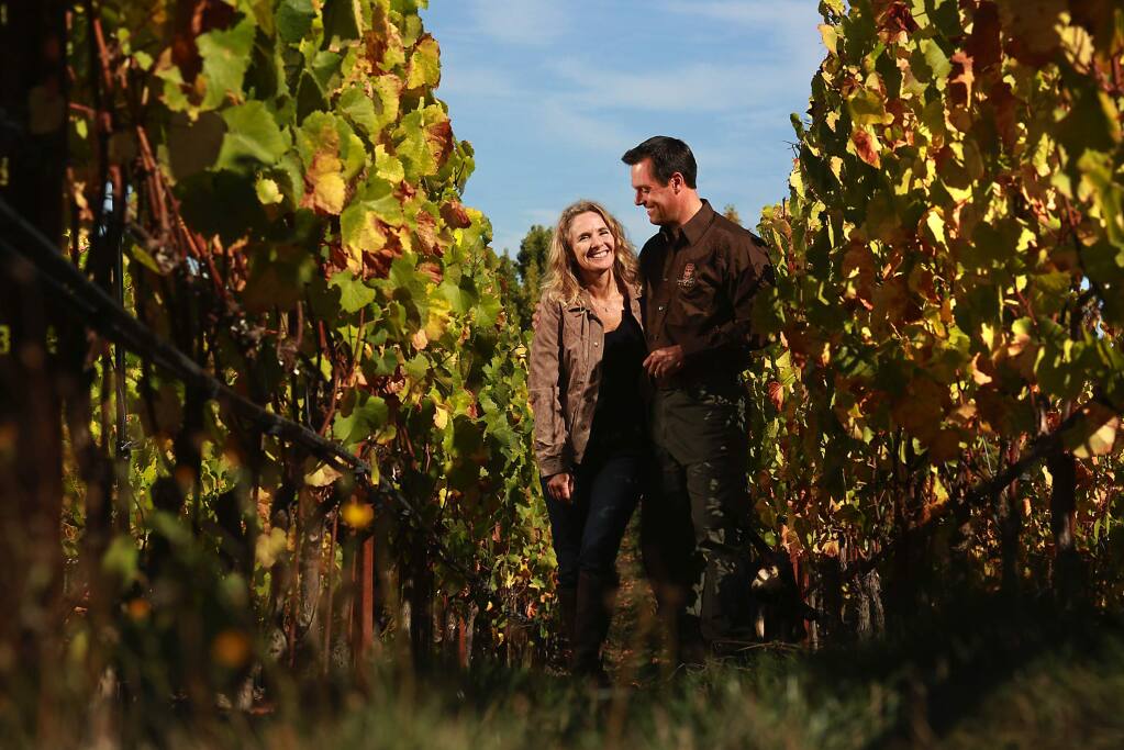 Small Vines Wines owners Paul and Kathryn Sloan (JOHN BURGESS/ PD)