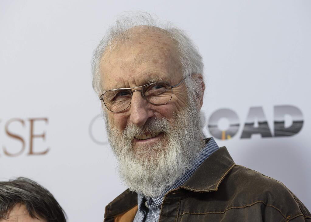 FILE- In this April 18, 2017, file photo, James Cromwell attends the special screening of 'The Promise' at The Paris Theatre in New York. Cromwell has been charged with trespassing for interrupting and denouncing an Orca show at SeaWorld in San Diego. The San Diego Union-Tribune reported Monday, Sept. 18, that the misdemeanor charge could mean 90 days in jail or a fine up to $400. (Photo by Christopher Smith/Invision/AP, File)