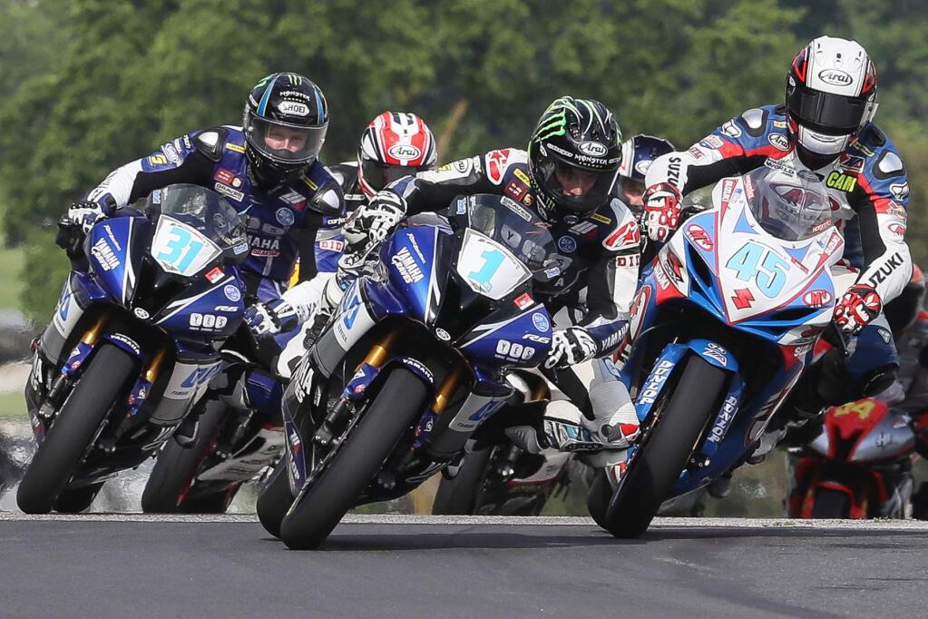 MotoAmerica, currently its third season, takes homegrown and international two-wheel talent to the most challenging racetracks in the country. (Photo courtesy of MotoAmerica)