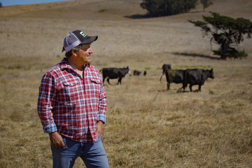 Loren Poncia owns Stemple Creek Ranch where he raises organic free-range livestock. They also offer online webinars on cooking and grilling. (CRISSY PASCUAL/ARGUS-COURIER STAFF)