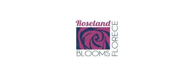 The 'Roseland Blooms' logo.