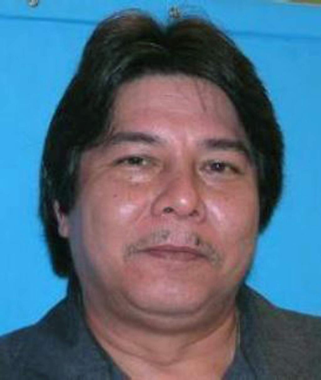 FILE - This undated file photo provided by the Maui Police Department shows Randall Toshio Saito. Saito, acquitted of a 1979 murder by reason of insanity who escaped from a Hawaii psychiatric hospital over the weekend, was arrested in California on Wednesday, Nov. 15, 2017. (Maui Police Department via AP, File)