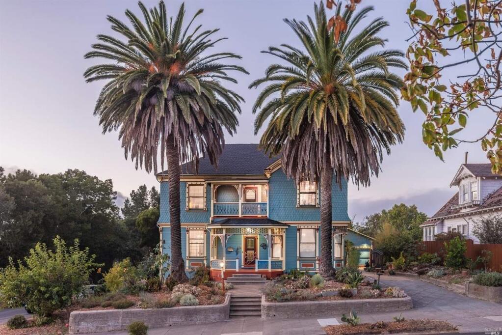 520 Galland Street is on the market in Petaluma for $1,395,000. This remarkable 1905 Victorian has 8 bedrooms, 5 baths, and 3,818 sq. ft. Take a peek inside! Property listed by Lisa Capurro/ Sotheby's International Realty, lisacapurro.com, 707.935.2506. (Courtesy of NORCAL MLS)
