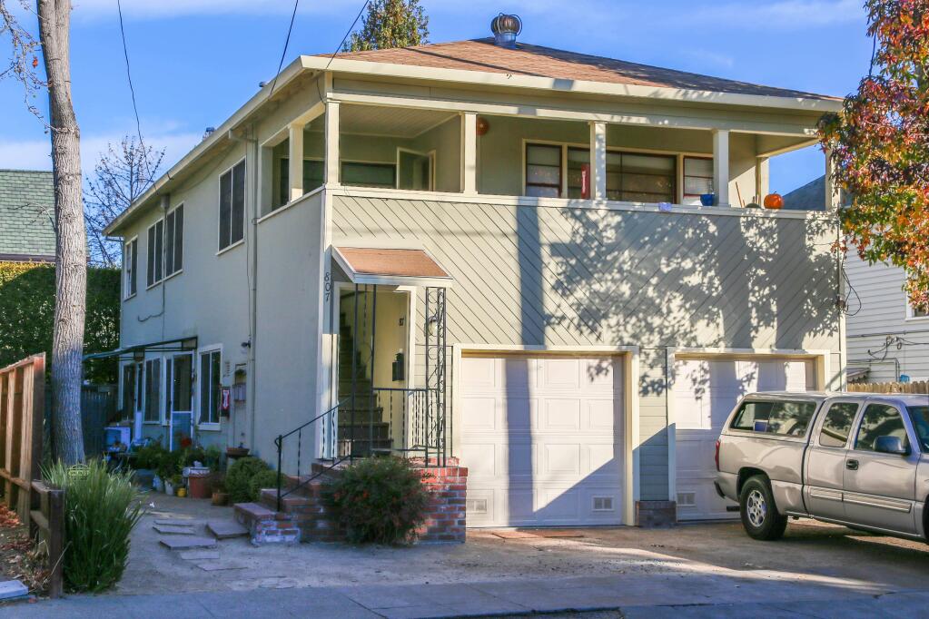 This fourplex at 807 Howard St. in Santa Rosa is listed at $849,000.