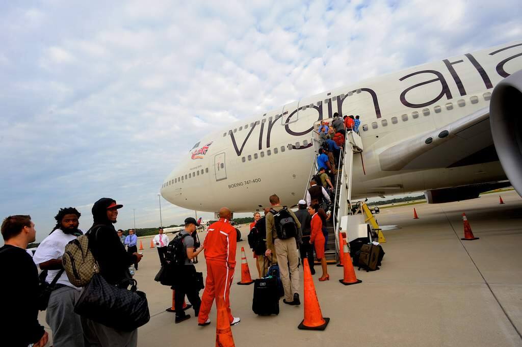 California will resume welcoming international visitors on Nov. 8, 2021. (Brian Blanco / AP Images for Virgin Atlantic - Commercial image - Oct. 17, 2011)