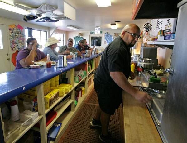 Food comes out fast and reasonably priced at Roy's Chicago Dogs at the Yard. (ARGUS-COURIER FILE PHOTO)