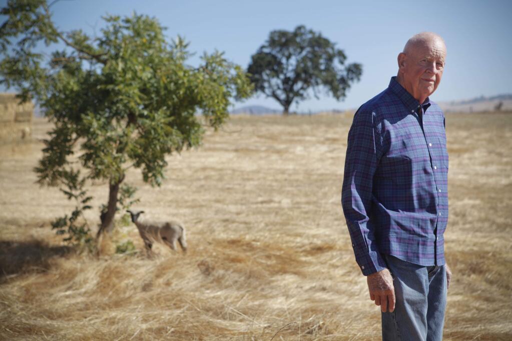 Veterinarian Dr. Fred Groverman, pictured here in July 2016, died Saturday, Feb. 12, 2022. Groverman, a longtime veterinarian and community leader, raised sheep and had horses, chickens and pigeons at his 50-acre ranch between Petaluma and Penngrove. He was born and raised there, and learned to take care of sheep at the ripe age of 1. (CRISSY PASCUAL/ARGUS-COURIER STAFF)