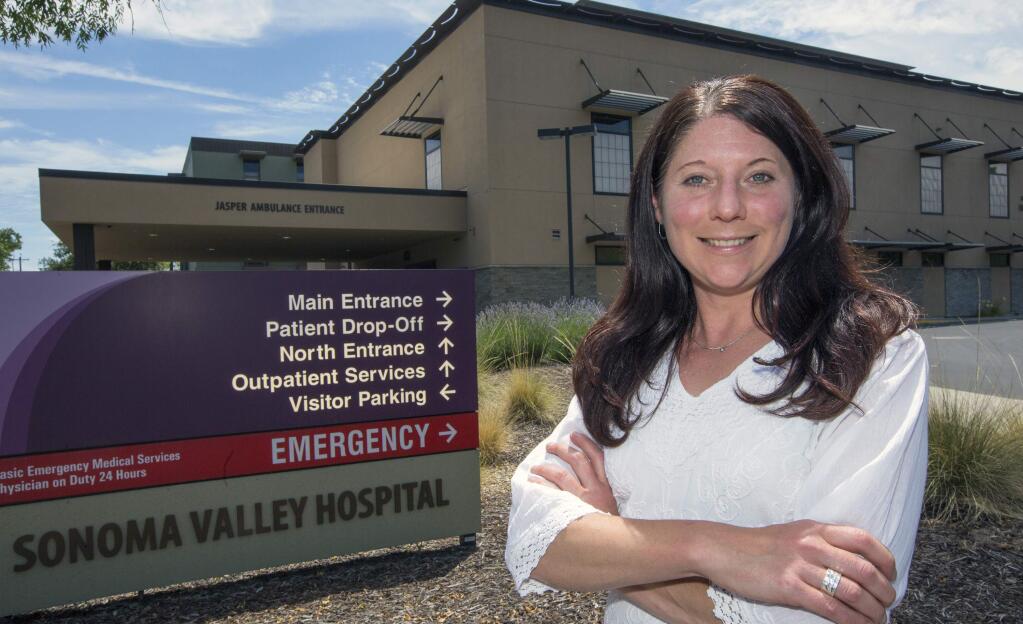 Dr. Sabrina Kidd is the chief medical officer at Sonoma Valley Hospital. (Robbi Pengelly/Index-Tribune)