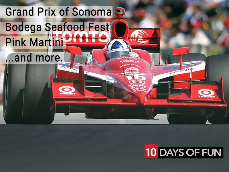 Dario Franchitti (#10),leading from start to finish captured the IndyCar Grand Prix of Sonoma Sunday, August 23 at Infineon Raceway.